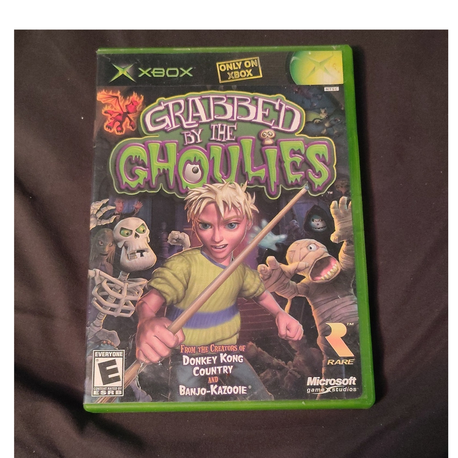 Grabbed by the Ghoulies Xbox Microsoft Game Studios 2003 CIB