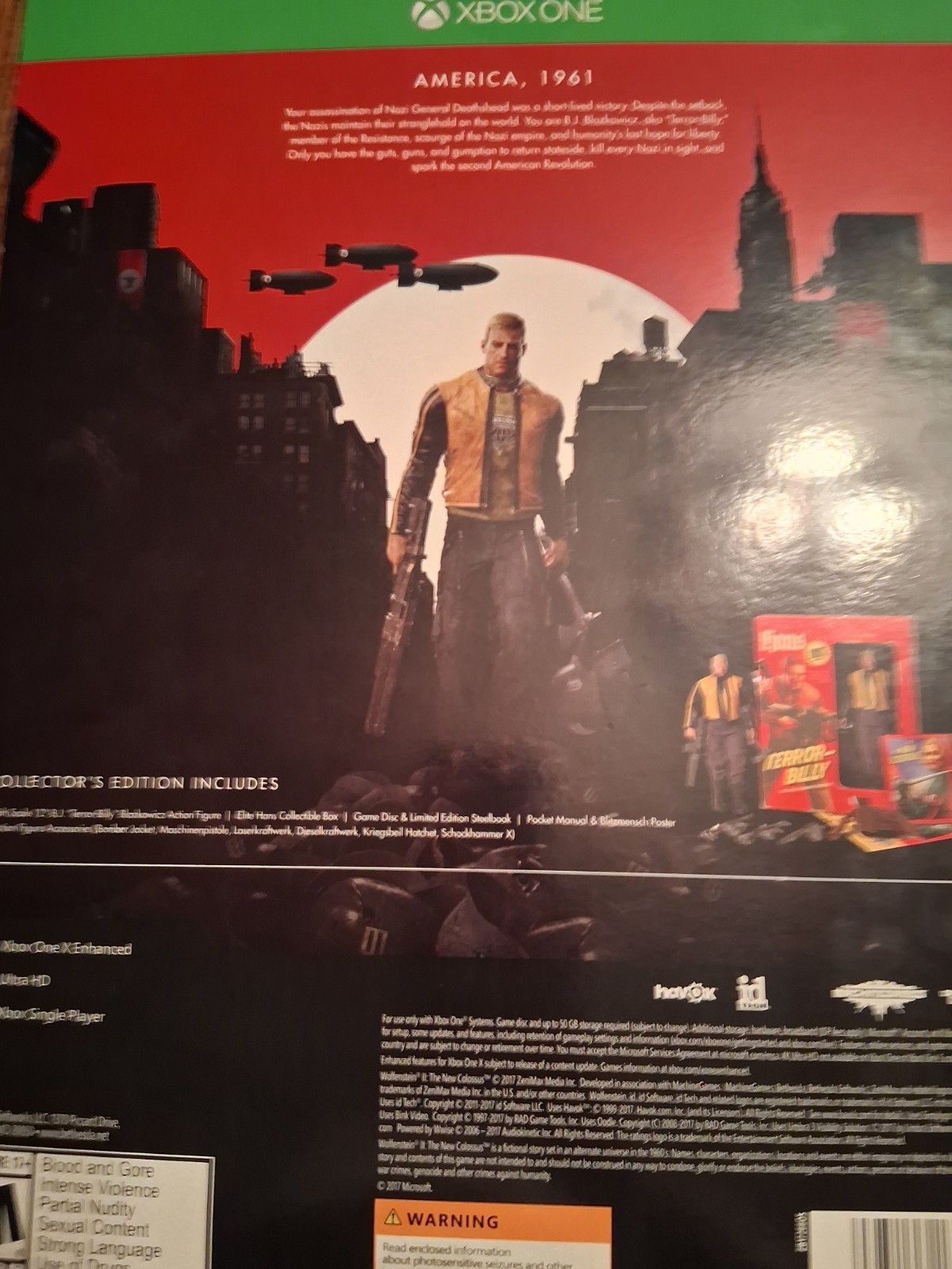 Terror Billy Action Figure (ONLY!!) from Wolfenstein II The New Colossus