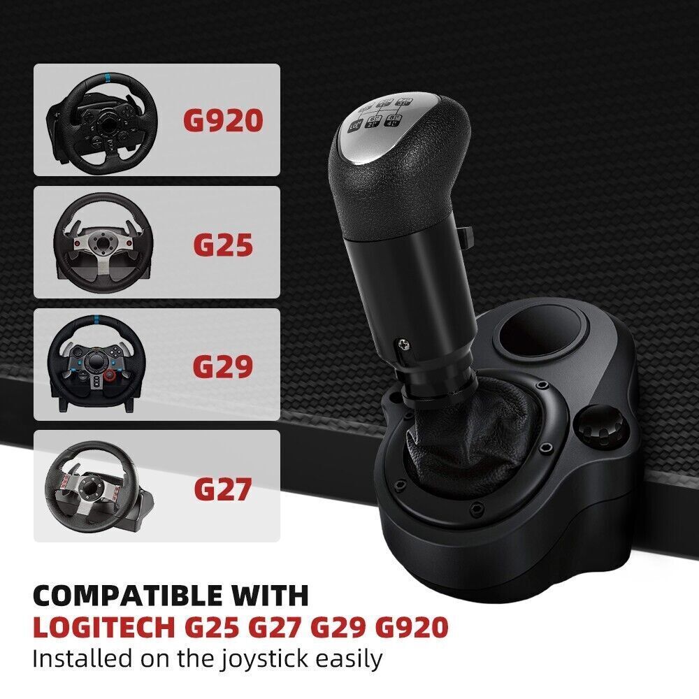 USB Gear Shift Shifter Knob ATS ETS2 For Logitech G25 G27 G29 G920 PC SIM Racing