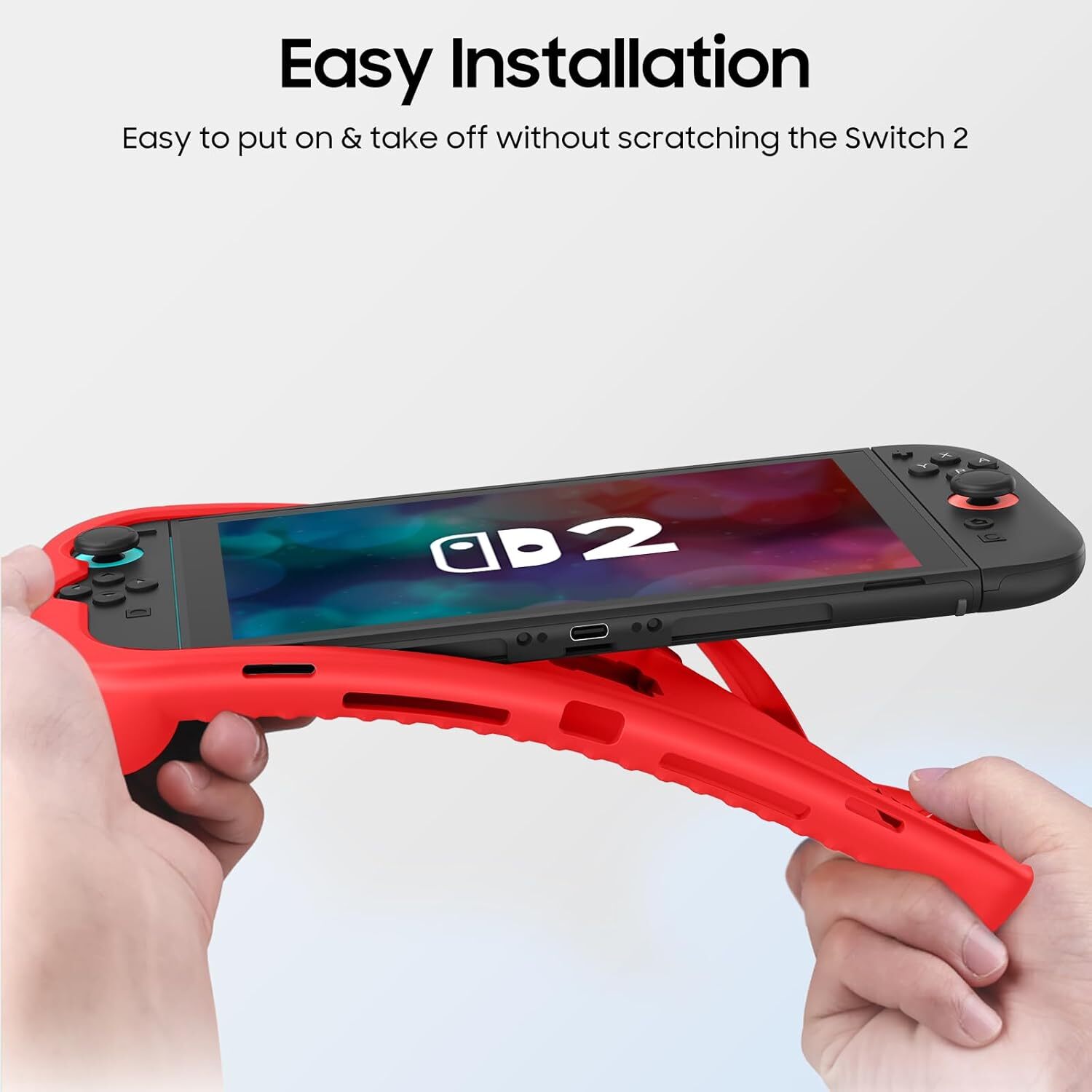 Case for Nintendo Switch 2 (2025) Soft Silicone Shock Proof Cover Game Card Slot