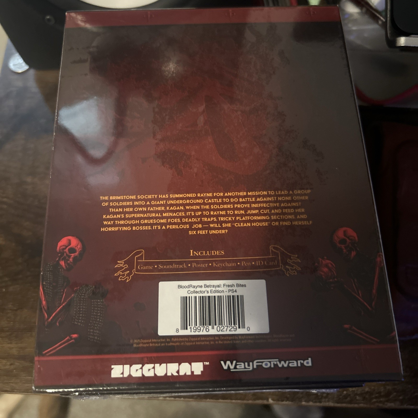 Bloodrayne Betrayal Fresh Bites Collector’s Edition Playstation 4 PS4 New Sealed