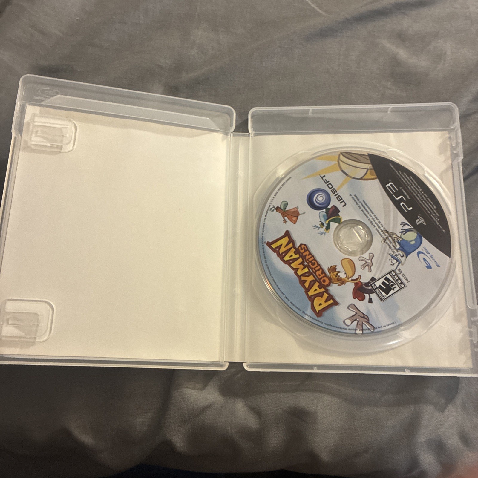 Rayman Origins Sony PlayStation 3 PS3 Game Disc Case Ubisoft E10+ NTSC-U/C