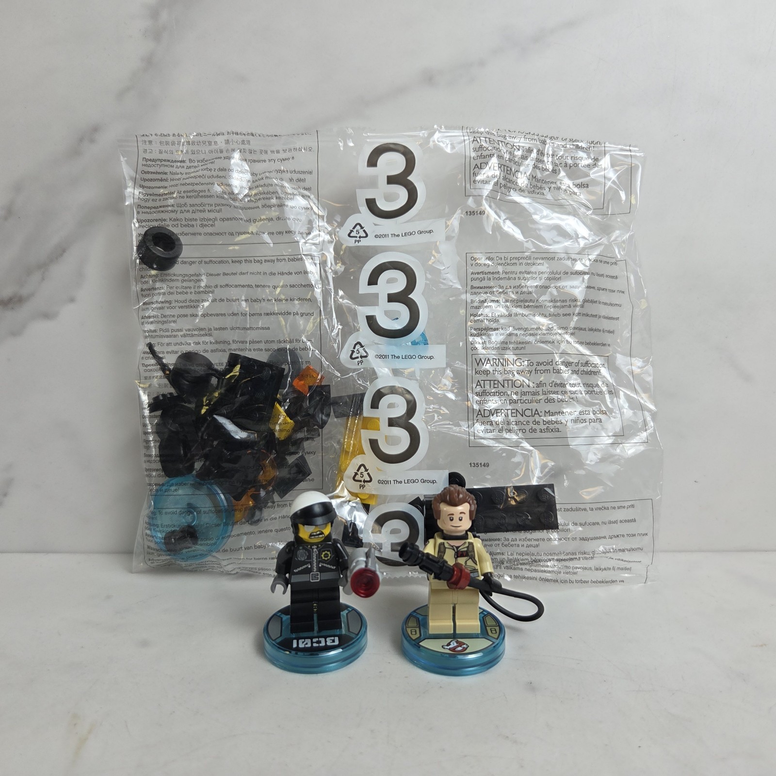 Lego Dimensions Peter Venkman Ghostbusters The Lego Movie Bad Cop Minifigure Lot