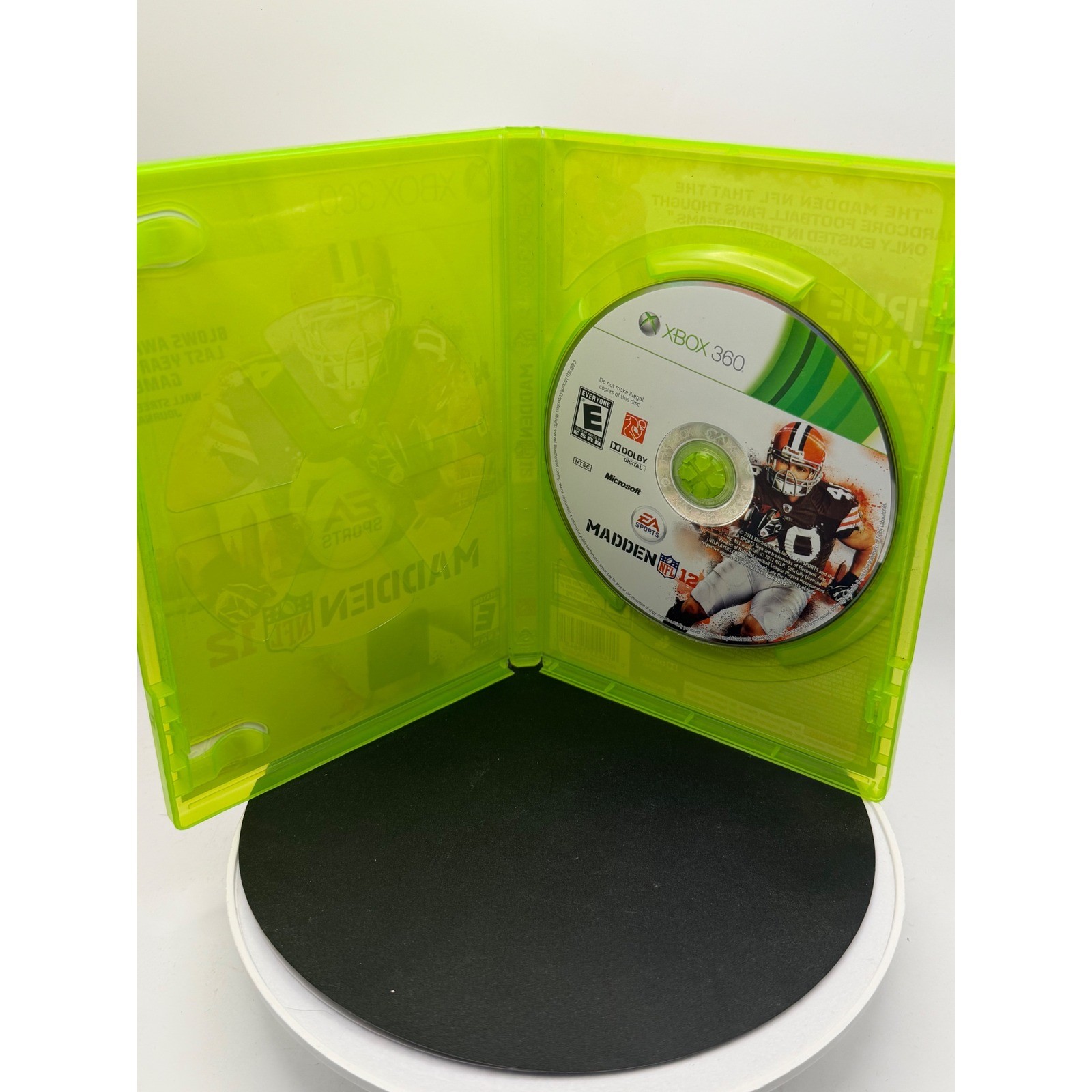 Madden NFL 12 Microsoft Xbox 360 EA Sports Football Game 2011 Peyton Hillis Cove