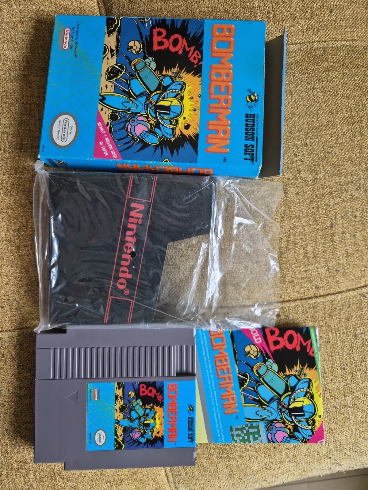 NES Bomberman Complete No Manual