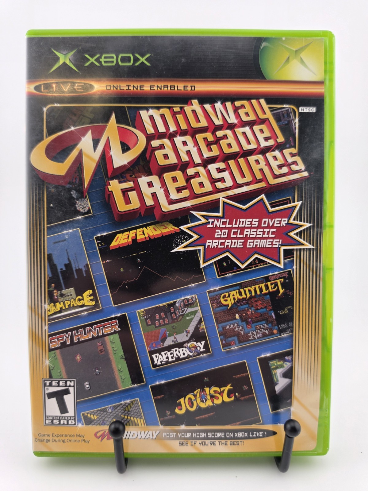 Midway Arcade Treasures (Original Xbox, 2003) – Complete CIB W/ Manual