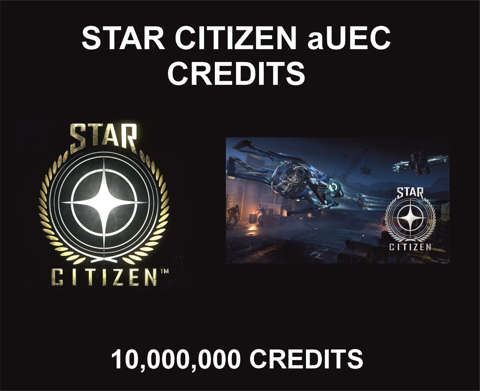 Star Citizen aUEC Credits, 10000000 Credits, For 4.2 Live Version