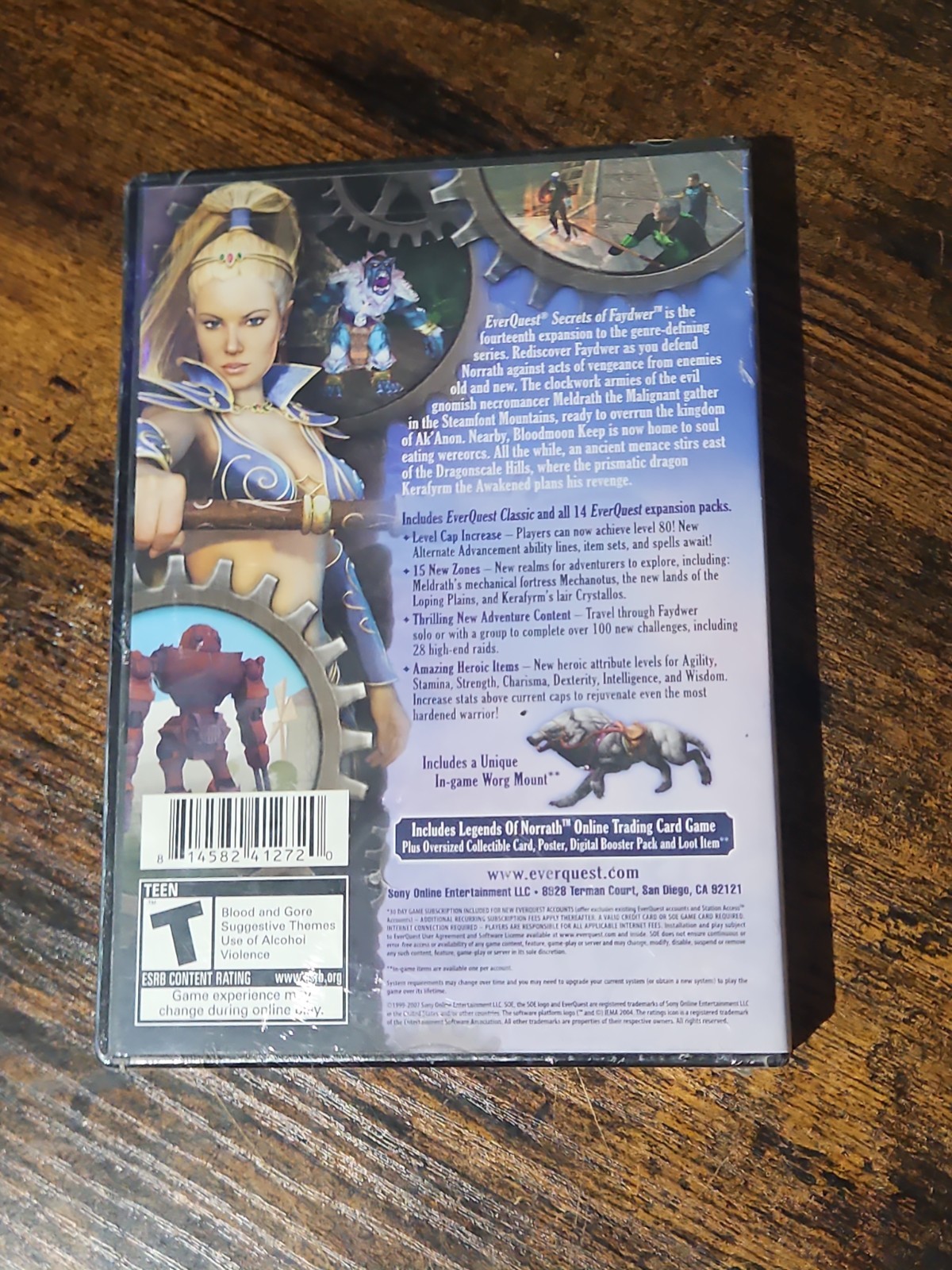 EverQuest: Secrets of Faydwer (PC, 2007) New Sealed