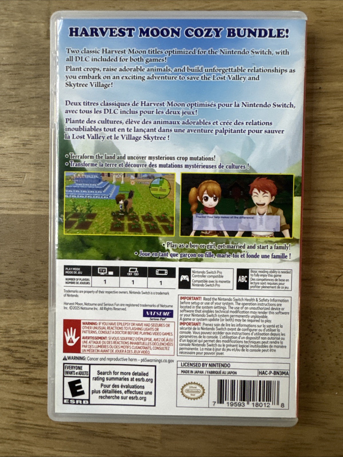 Harvest Moon: The Lost Valley & Skytree Village – Nintendo Switch