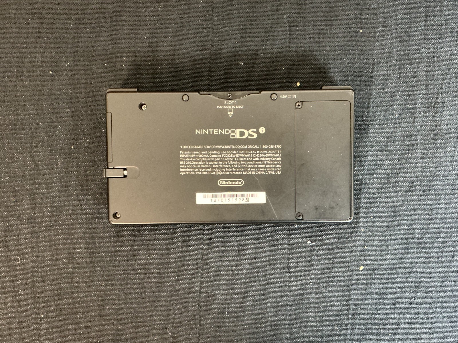 Nintendo DSi Black Console with Charger & Sonic Hard Shell Case – READ DESC.