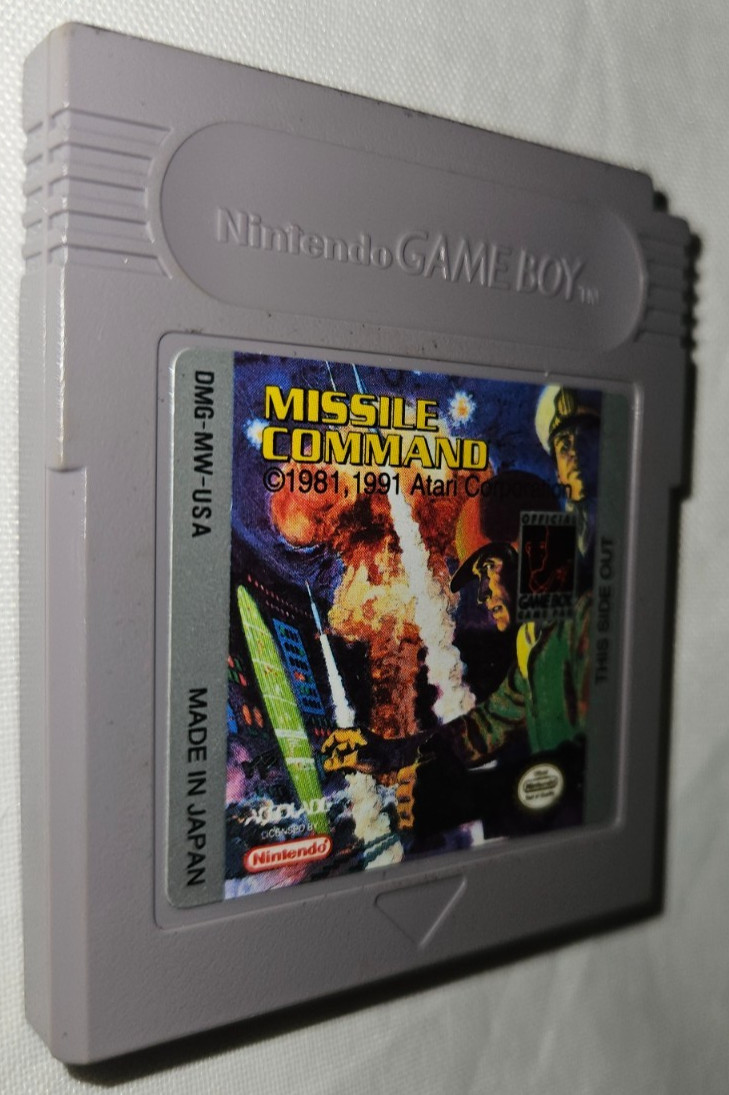 Missile Command Cartridge Only Authentic Nintendo Game Boy 1991 GameBoy Accolade