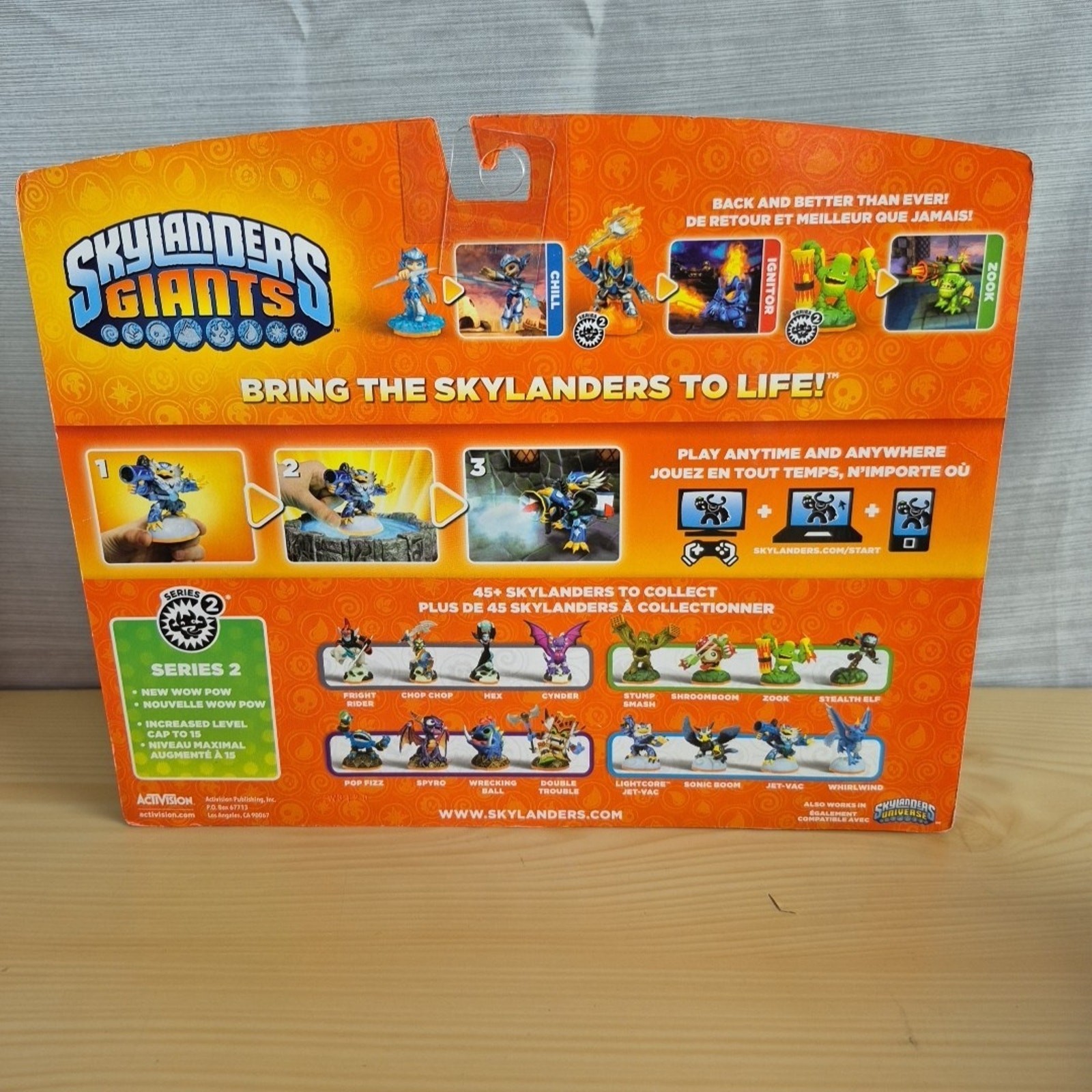 Skylanders Activision Giants Series 3 Pack Set Ignitor Chill Zook Toys To Life