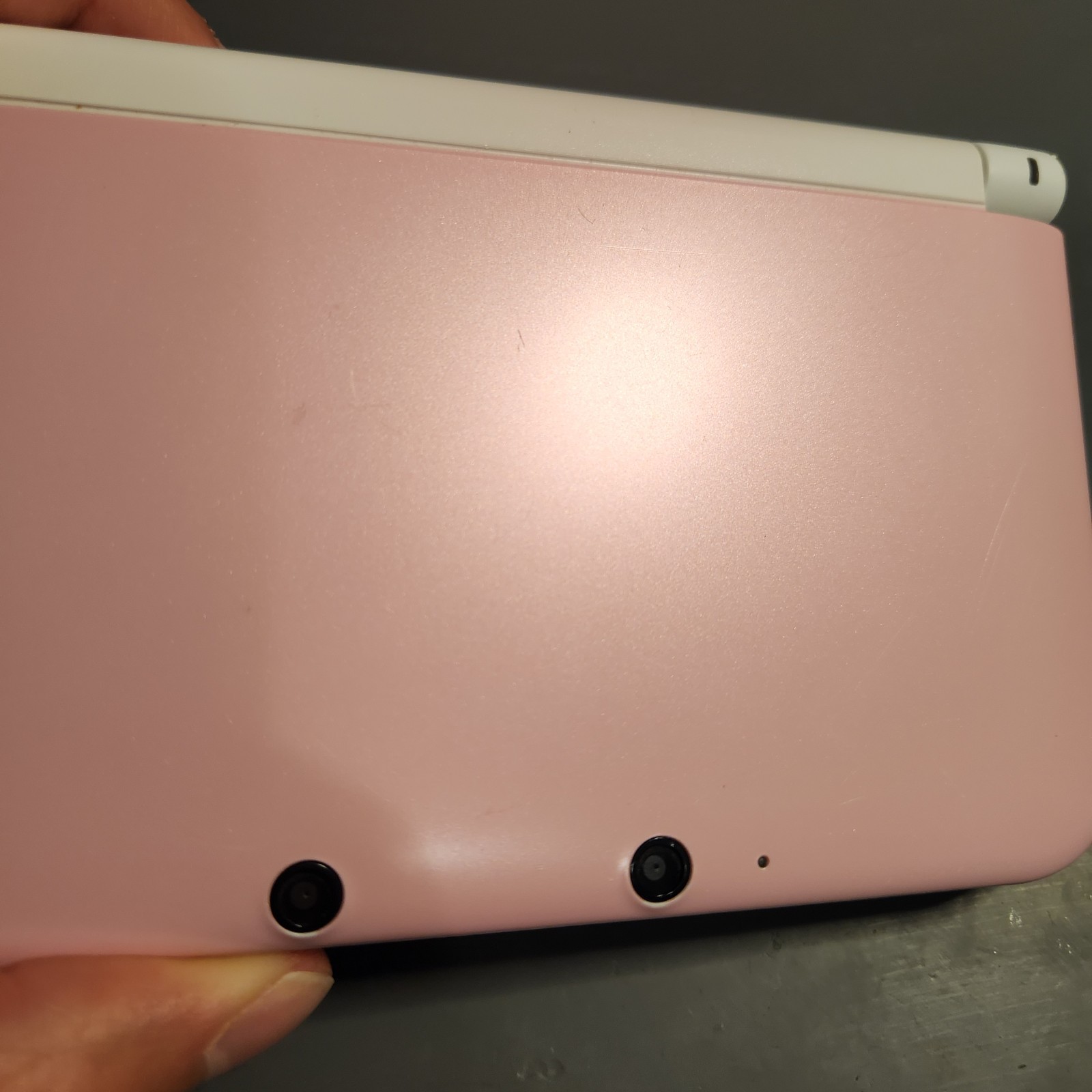 Nintendo 3DS XL White & Pink Handheld System w/Charger FREE Ship!