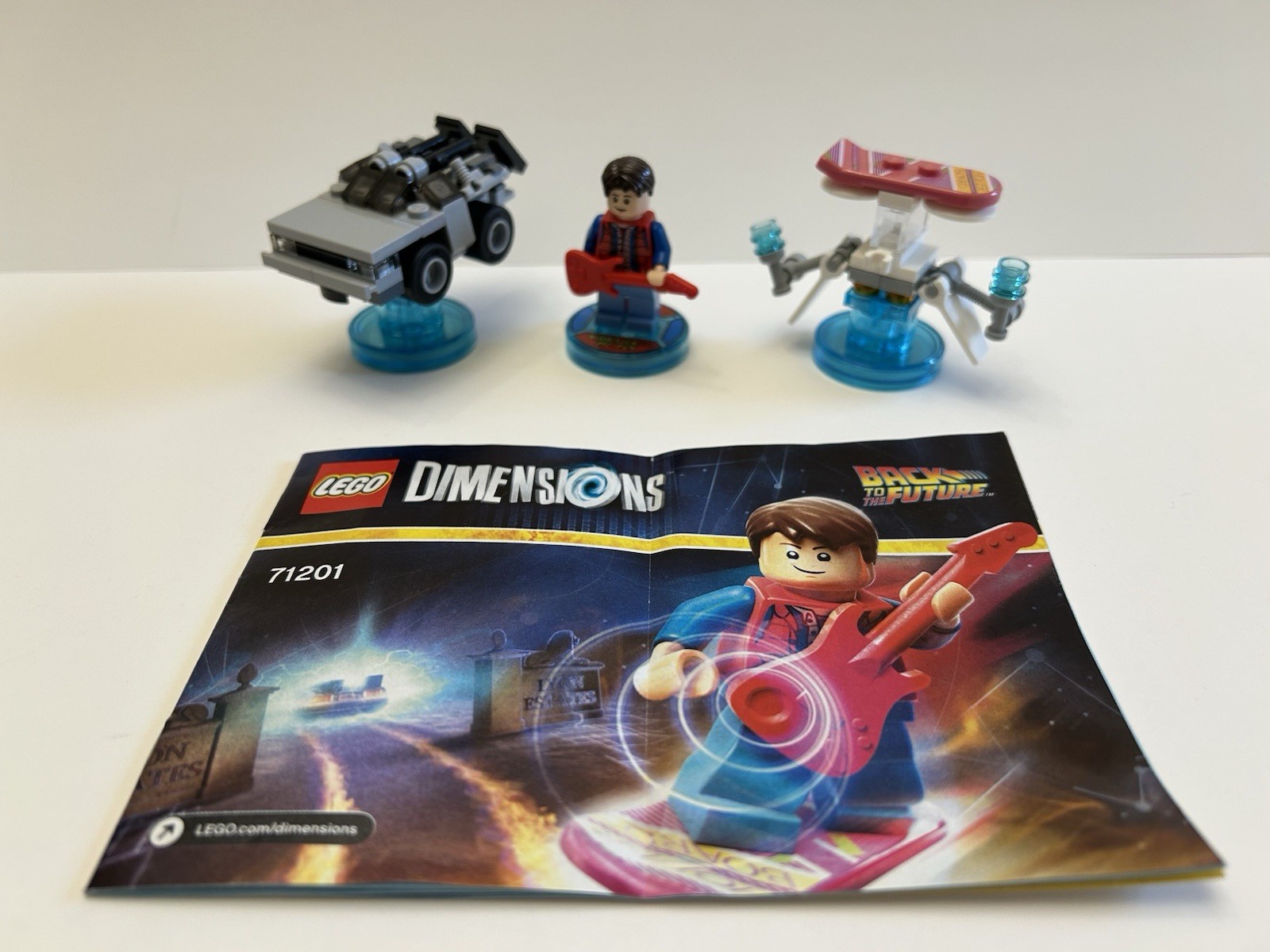 Lego Dimensions Back To The Future Level Pack – Set 71201. 100% Complete!