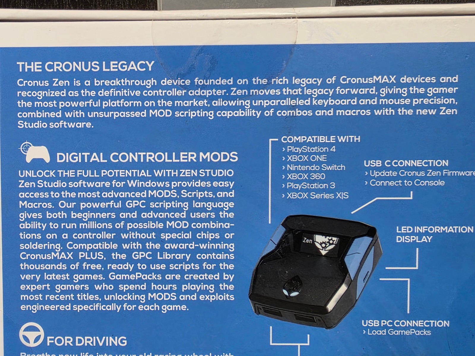 Cronus Zen Premier Console Controller Adapter/Mod -CM00053 New & Sealed