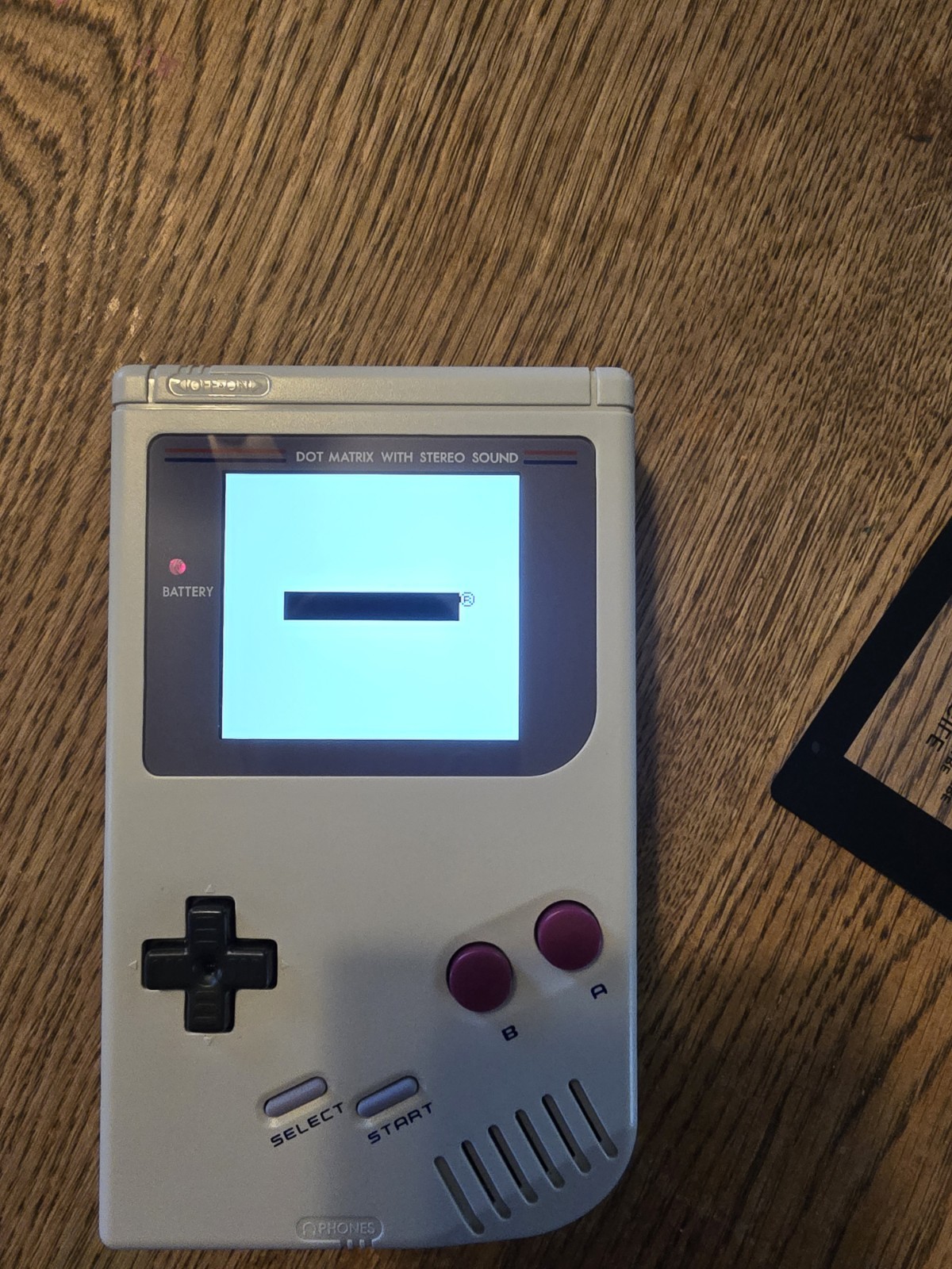 Nintendo Classic Game Boy DMG Grey with Upgraded Backlit IPS LCD Screen No Game