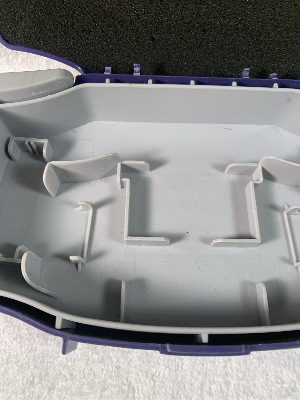 RARE Game Boy Advance Hard Shell Carrying Case 2002 ALS – Indigo Purple Readinfo
