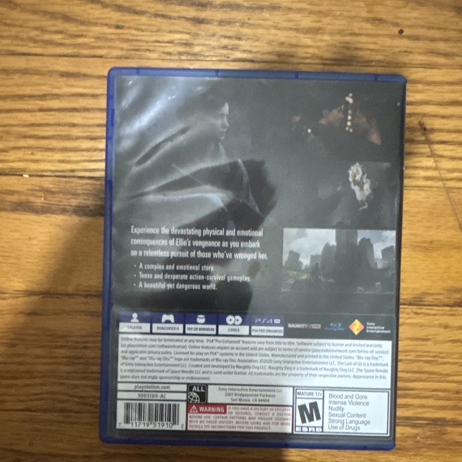 Sony Interactive Entertainment The Last of Us Part II PS4 Tested 2 Discs