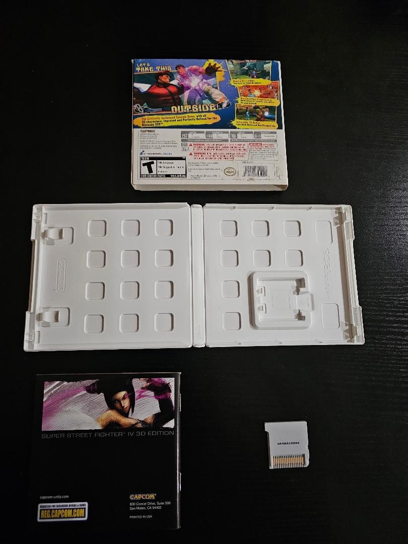 Super Street Fighter IV -3D Edition (Nintendo 3DS, 2011) CIB