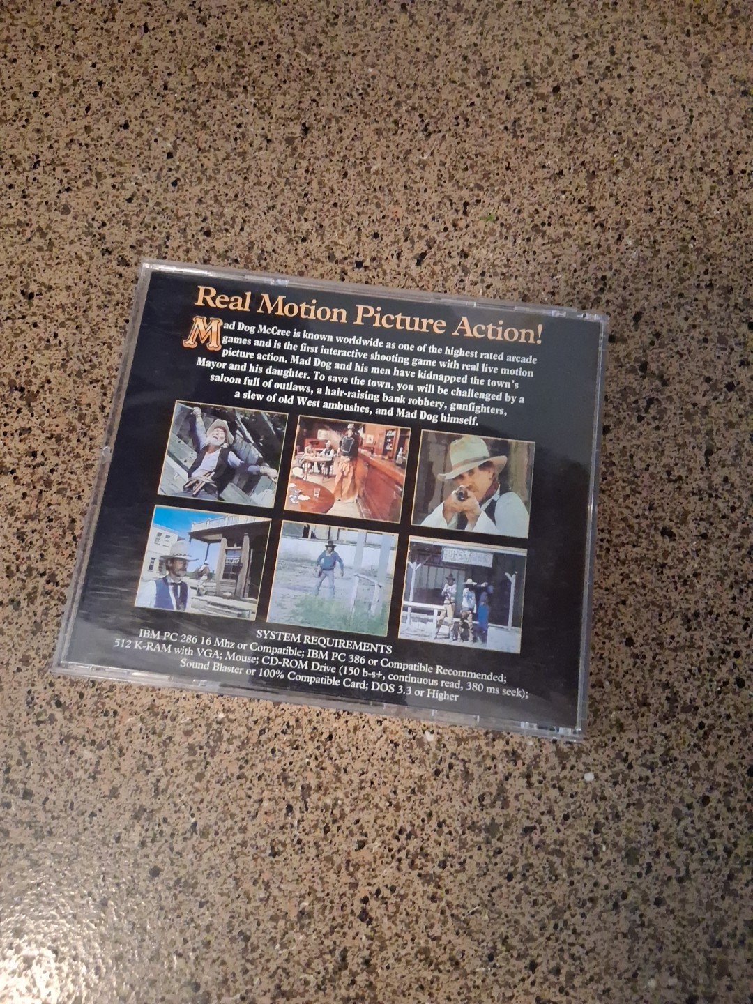 Mad Dog McCree (PC, 1993), First-Ever Interactive Shooting Game w/Live Action