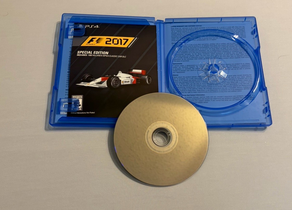 F1 2017 SPECIAL EDITION Sony PlayStation 4 COMPLETE Formula One 1 Racing CIB PS4