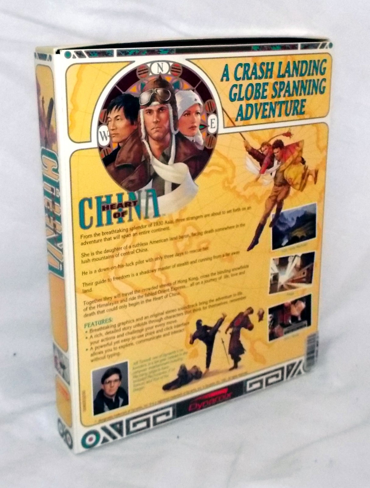 Heart of China Apple Macintosh 1991 CIB Complete Sierra Dynamix Vintage