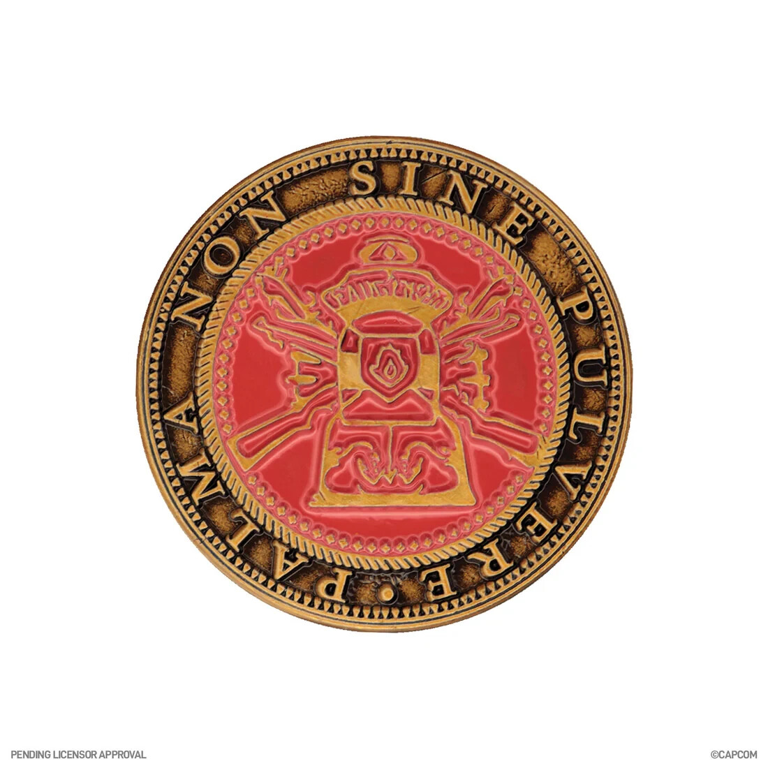 Resident Evil 4 Metal Shooting Gallery Tokens Coin Set of Two