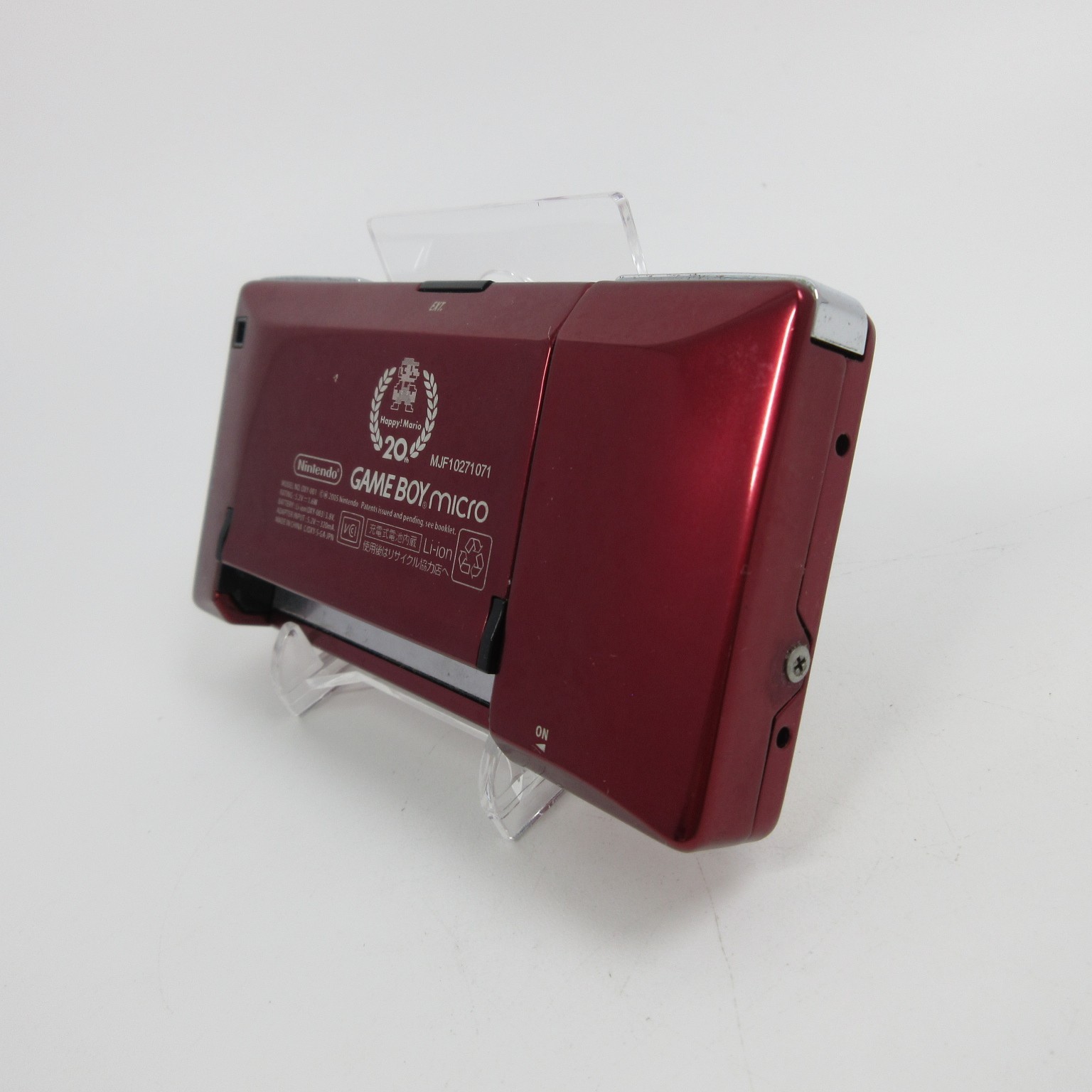 【Very Good】Nintendo Game Boy Micro Console Famicom Ver. #RET08/0615/03