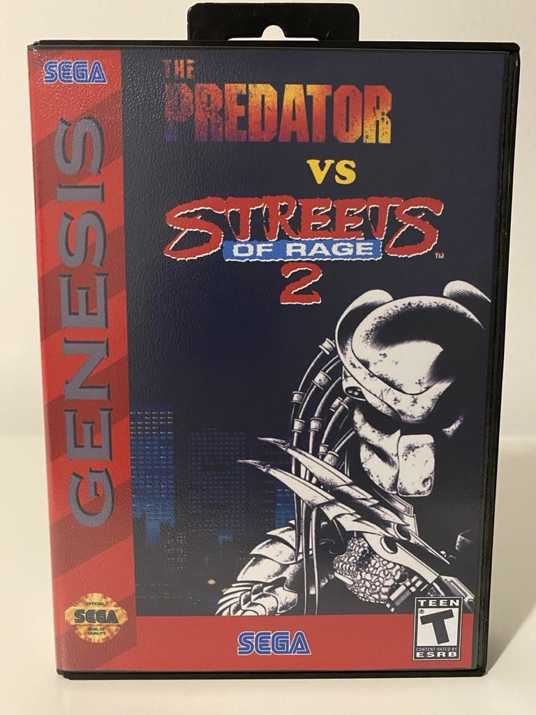 The Predator In Streets Of Rage 2 (Sega Genesis)