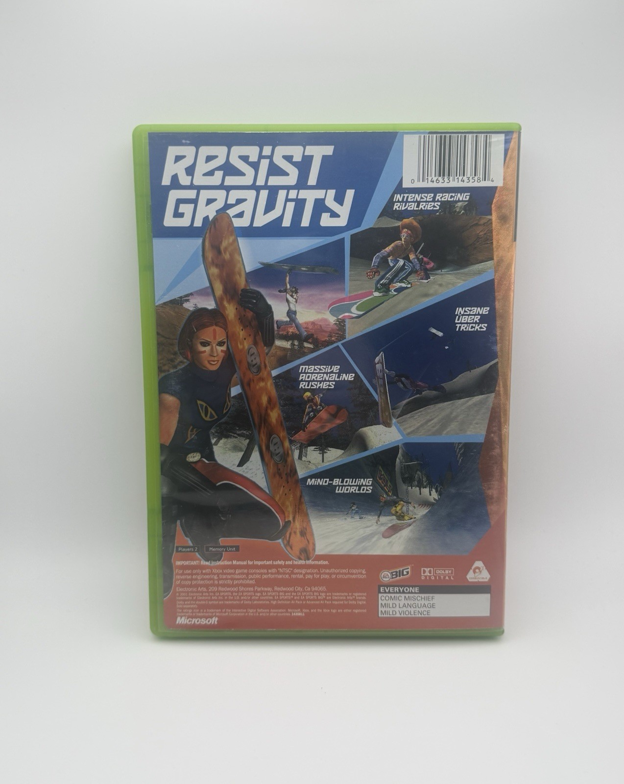 SSX Tricky (Microsoft Xbox, 2001) Complete w/ Manual CIB Tested