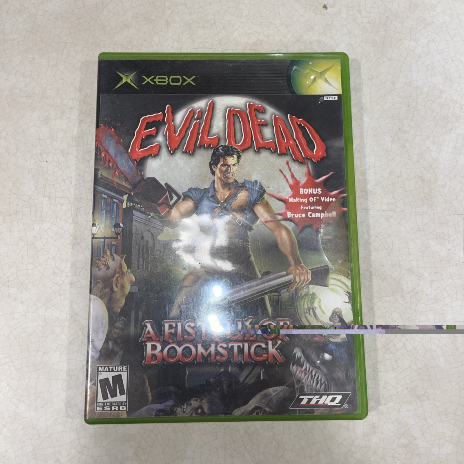 Evil Dead: A Fistful of Boomstick Xbox 2003 Complete Action Game Cib Tested