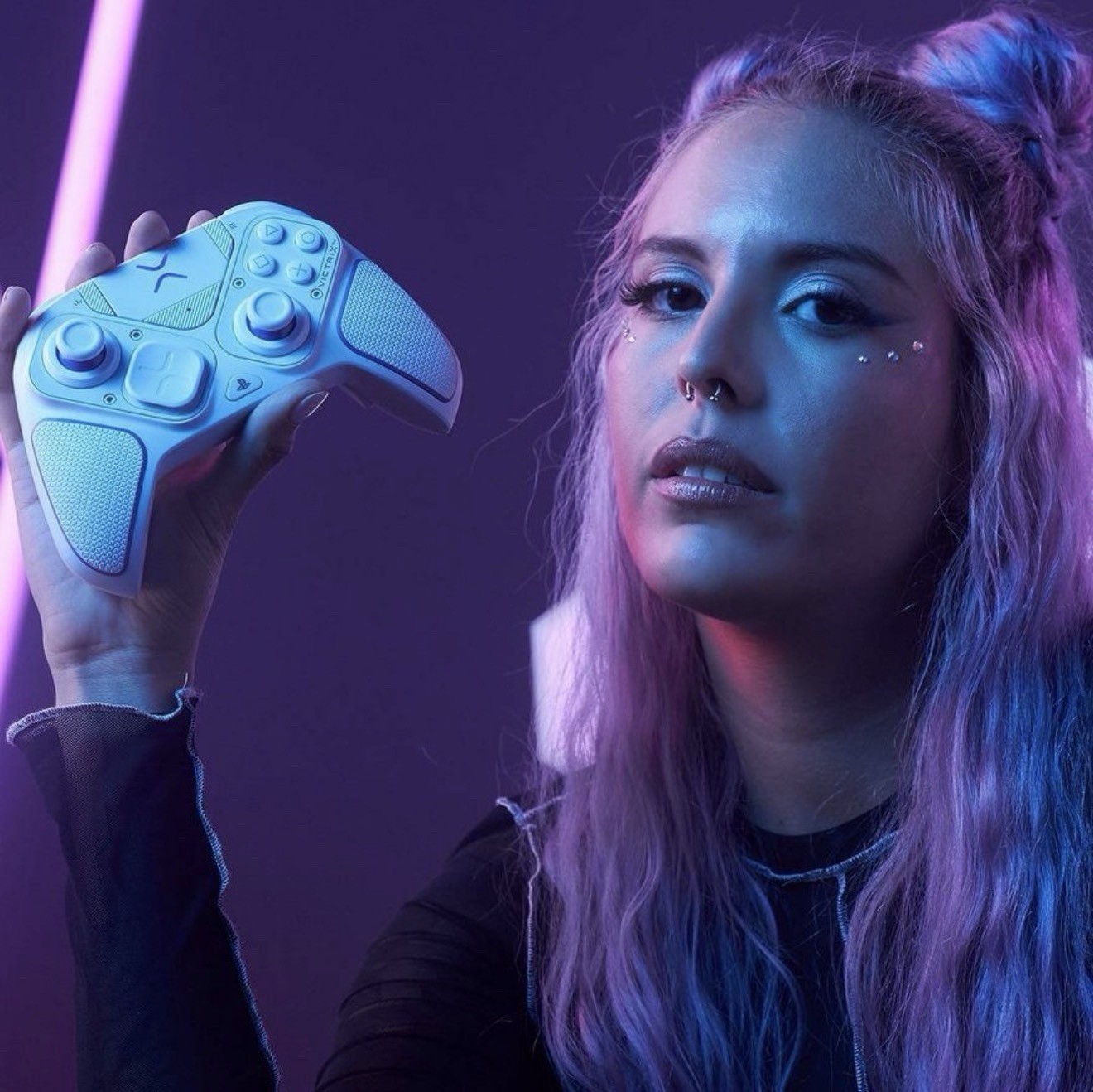 PDP Victrix Pro BFG Wireless Controller for PlayStation 5 – White