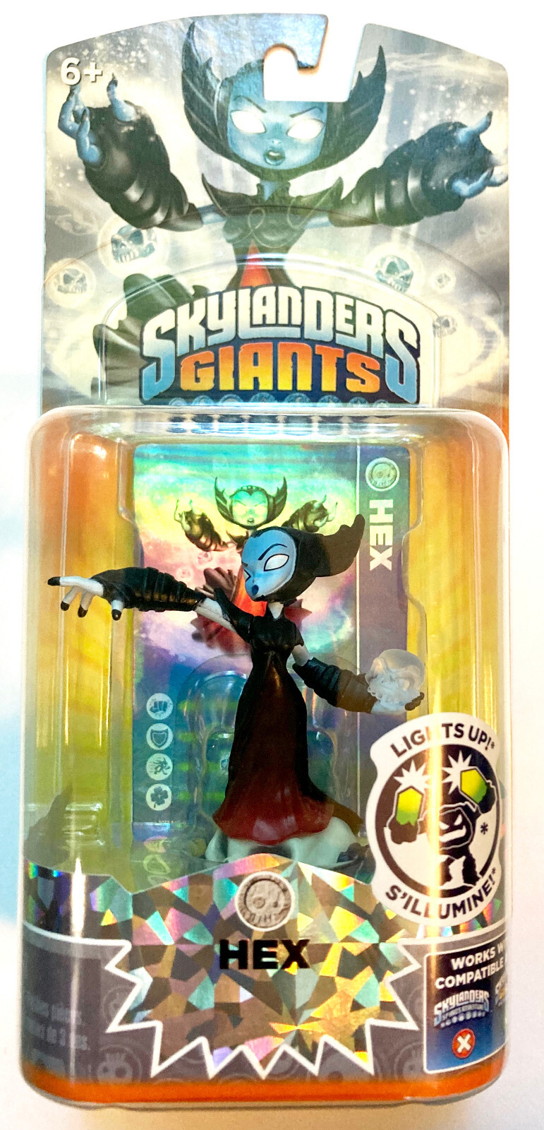 Skylanders Giants LightCore Hex Character Action Figure Lights Up Swap Force 🎁