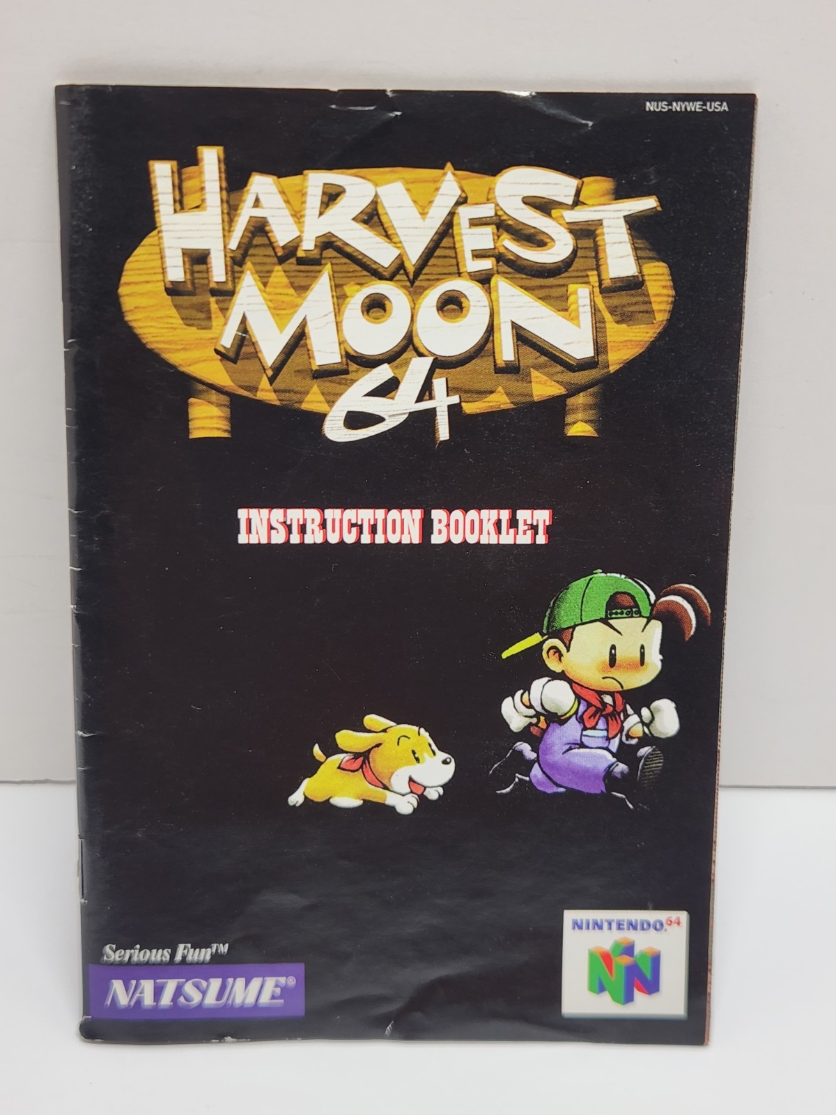 Harvest Moon 64 Nintendo 64 N64 Cart & Manual Authentic Tested