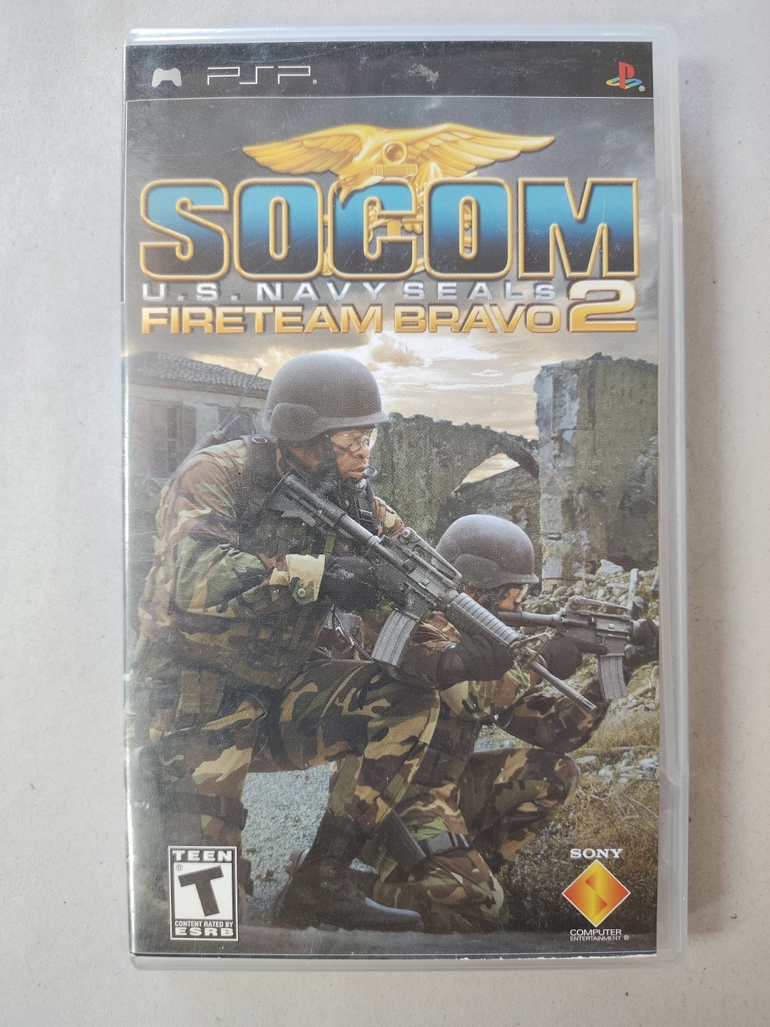SOCOM: U.S. Navy Seals Fireteam Bravo 2 (Sony PSP) 2006; CIB Complete Tested