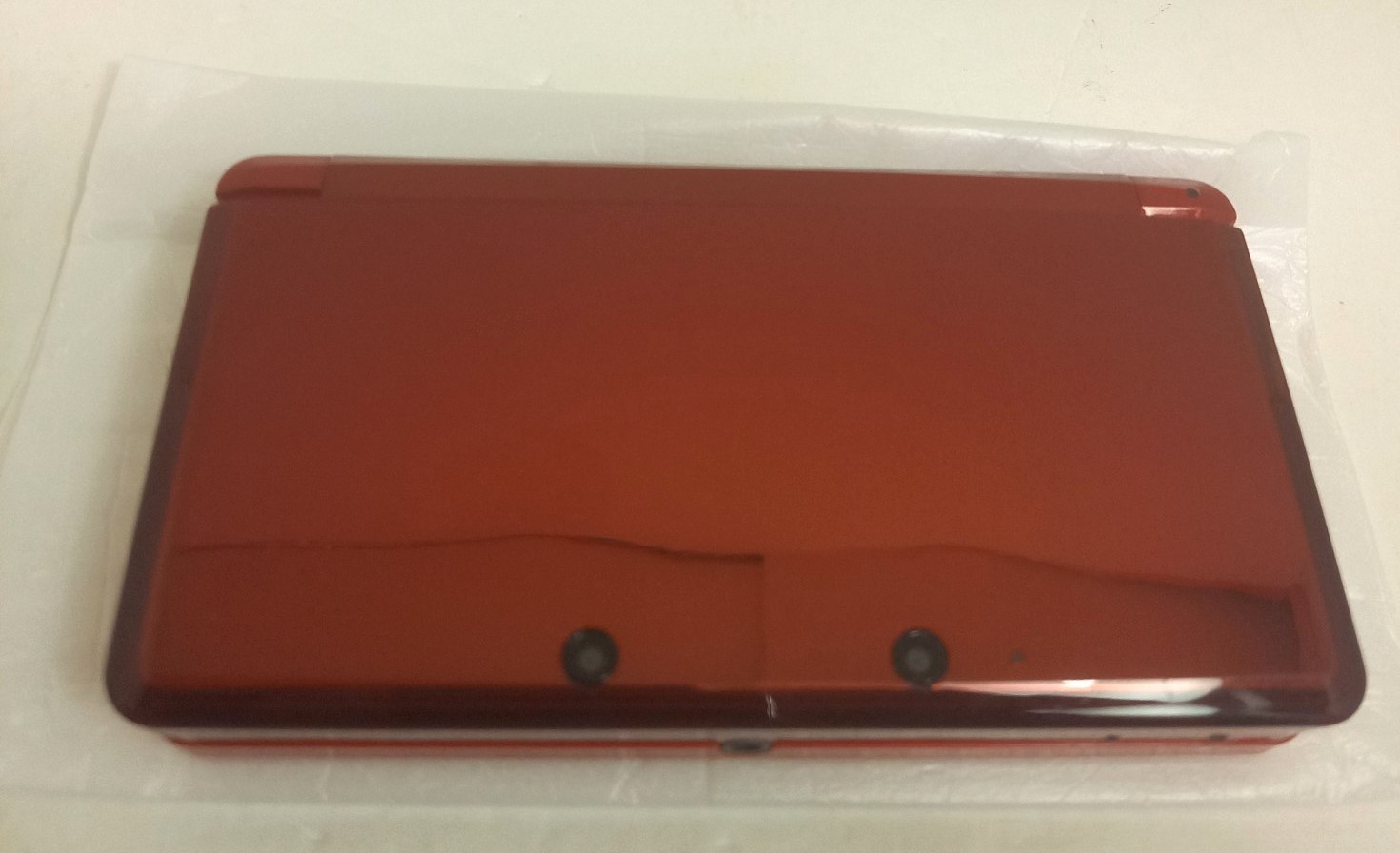 Nintendo 3DS Game Console flera red color W/ Charger Tested working NTSC-J