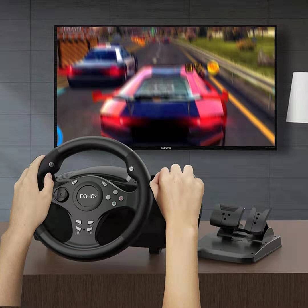Gaming Racing Steering Wheel With Pedals Shifter for Xbox Series X S One 360 PC