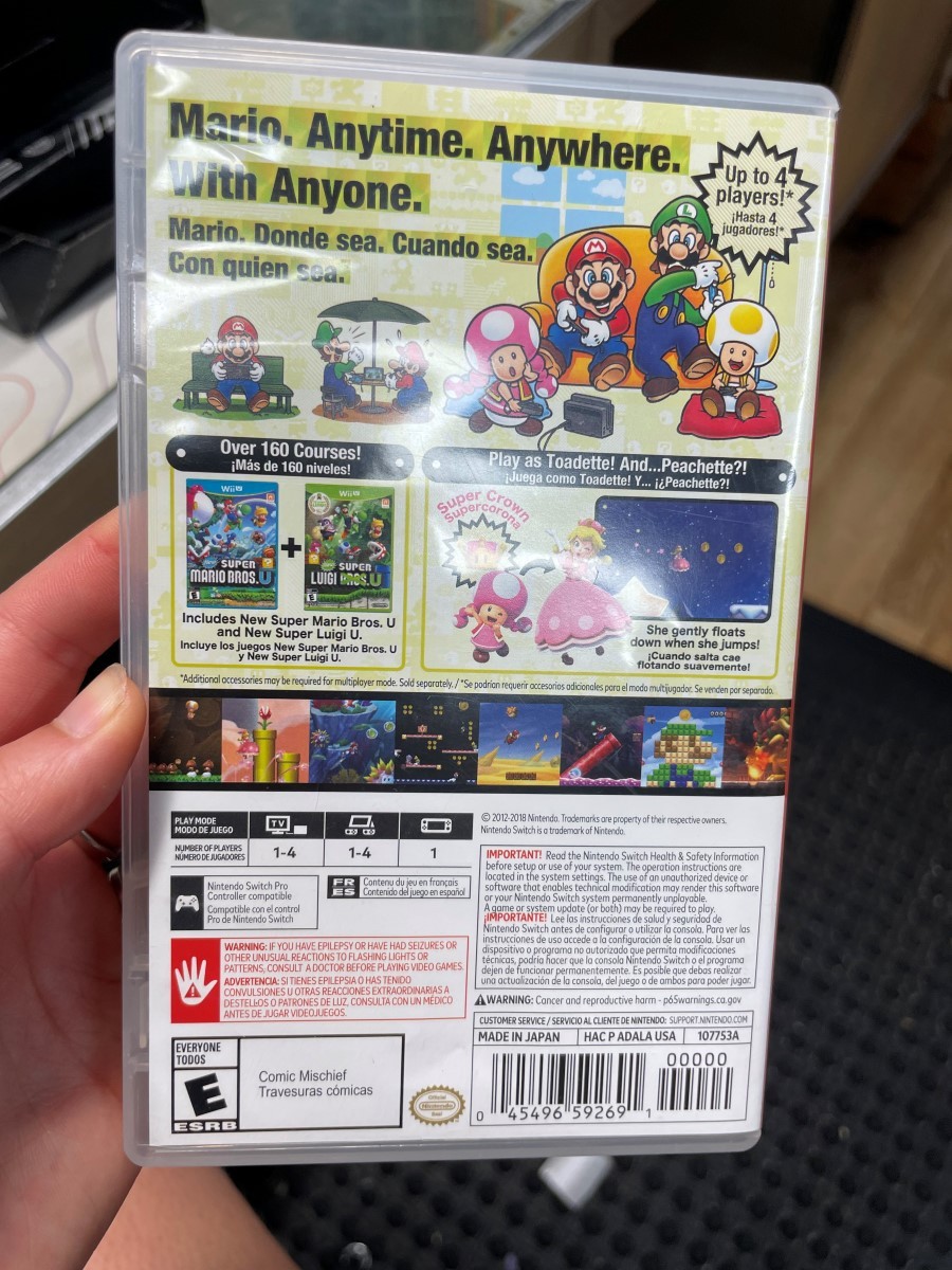 NINTENDO SWITCH NEW SUPER MARIO BROS. U DELUXE (ECP021618)