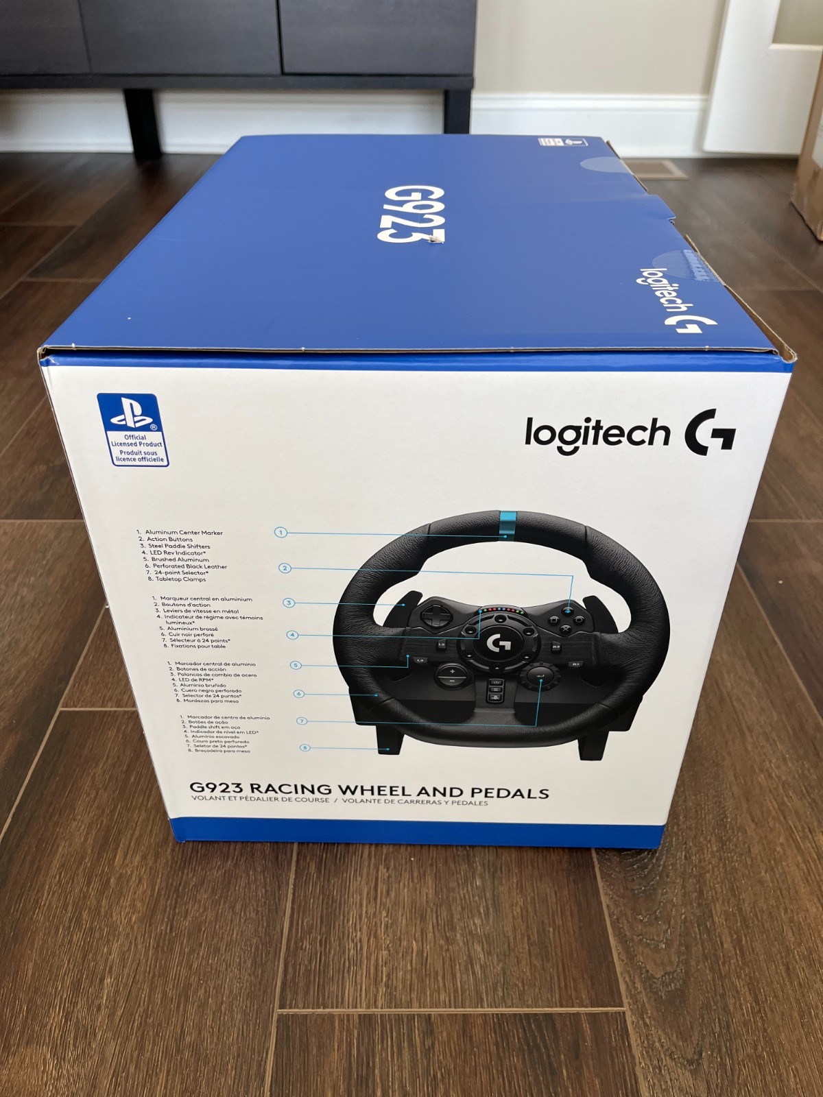 Logitech G923 Racing Wheel & Pedals for PS5/PS4/PC TRUEFORCE – Brand New Sealed