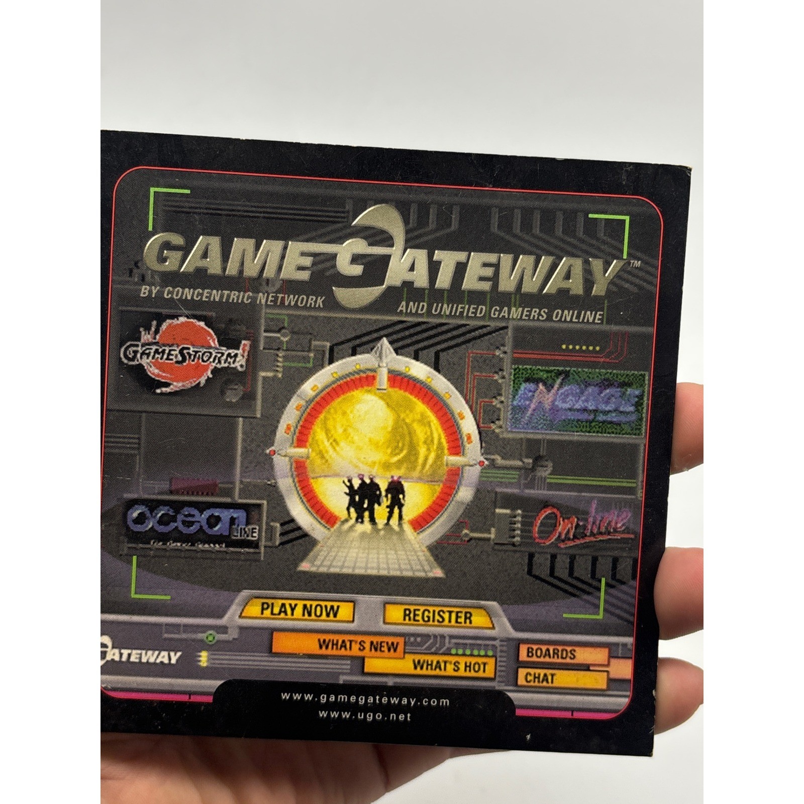 Vintage Game Gateway Concentric Network Online Gaming PC CD-ROM Software 1990s