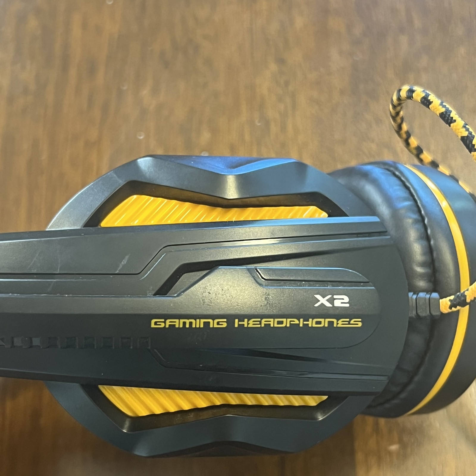 Ovann Gaming Headphones – Black/Yellow