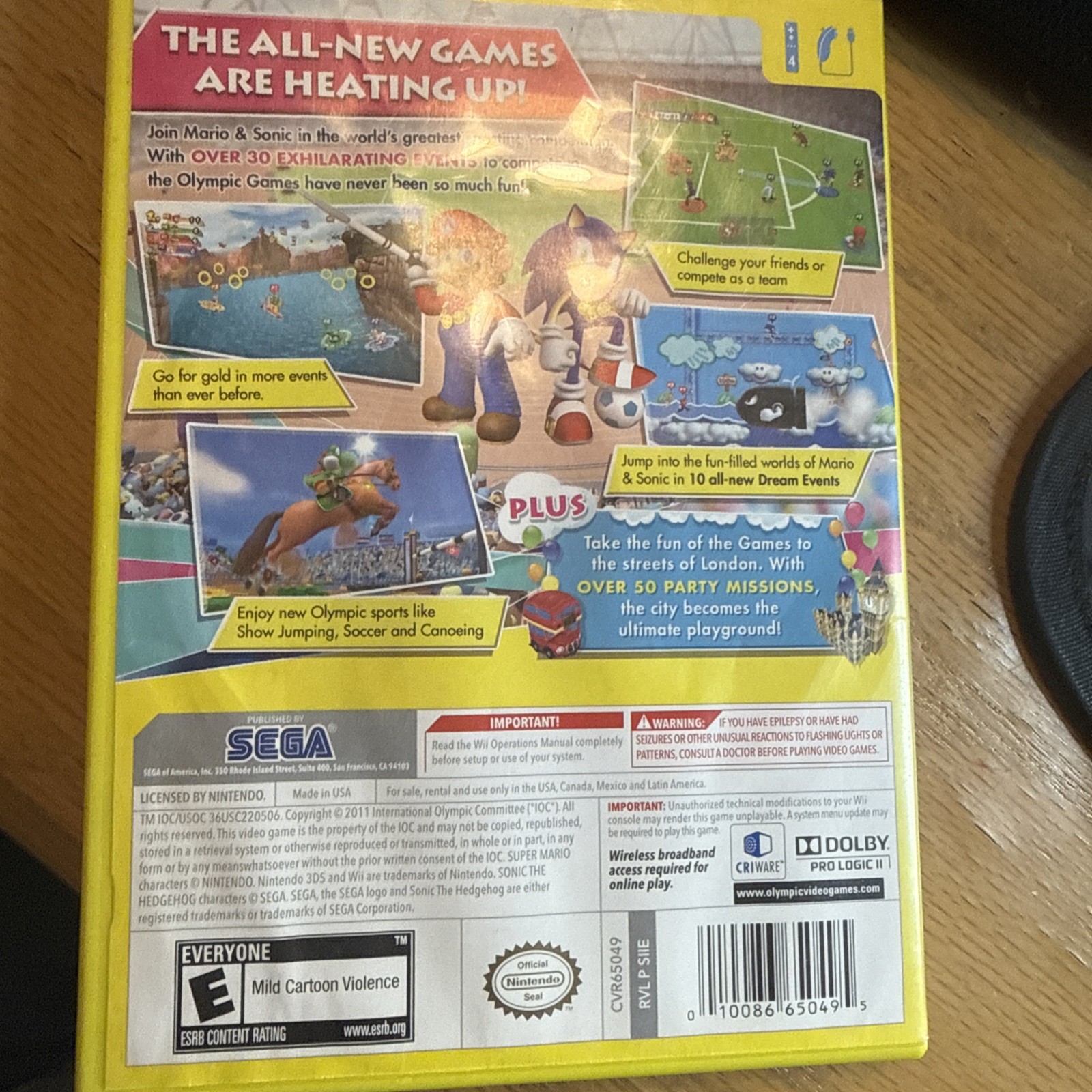 Mario & Sonic at the London 2012 Olympic Games (Nintendo Wii, 2011) Tested!