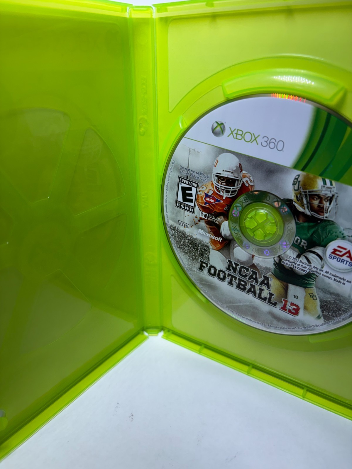 ncaa football 13 xbox 360 Case and Disc, GA tracked shipping