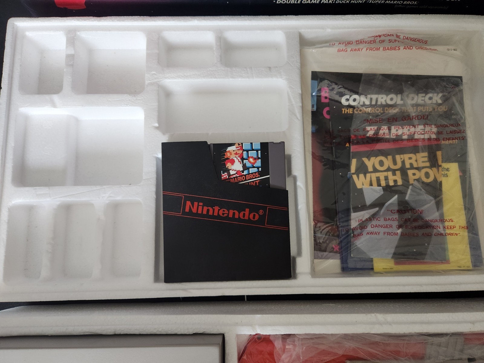 Nintendo NES Console. Complete In Box . Cleaned.Tested. Super Mario/Duck Hunt
