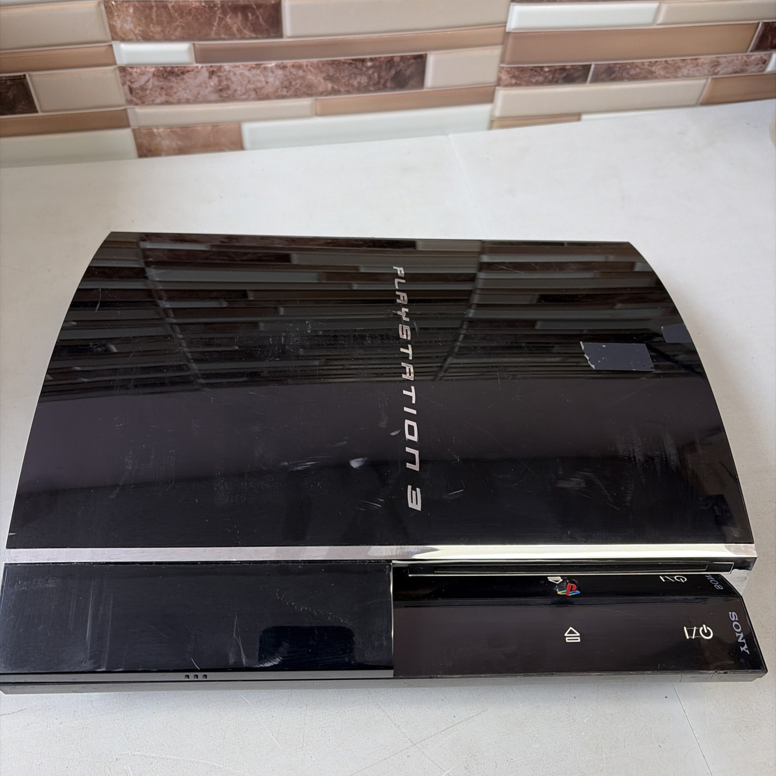 Sony PS3 Fat Console CECHA01 60gb Backwards Compatible-Green Light-No Video #1
