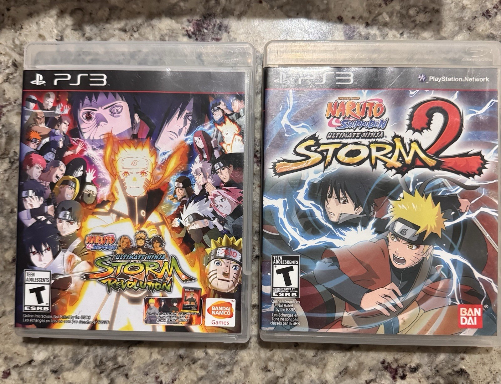 Naruto Shippuden Ultimate Ninja Storm Revolution And Ultimate Ninja Storm 2 Ps3