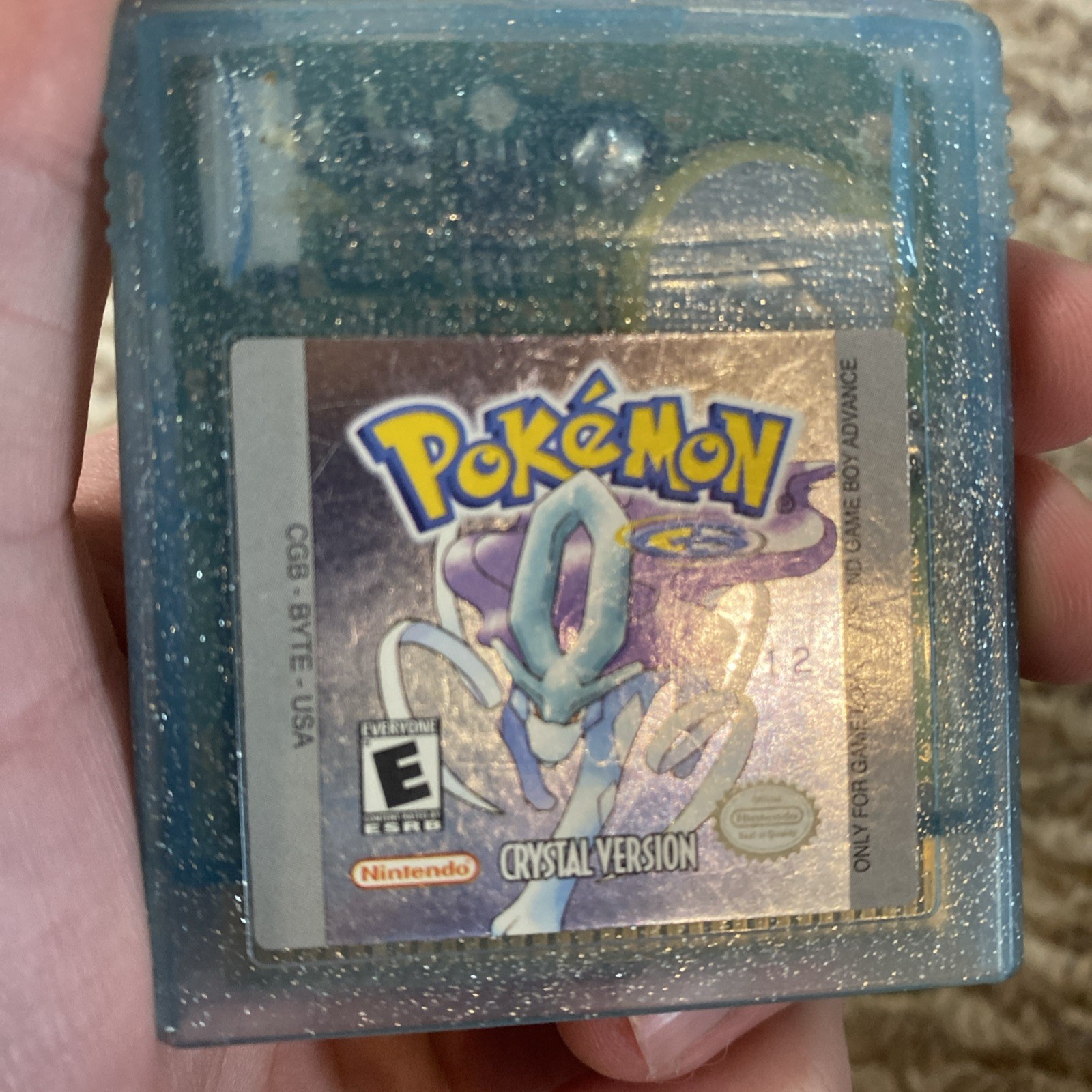 Pokémon: Crystal GBC (Game Boy Color, 2001) *New Battery* Authentic & Saves