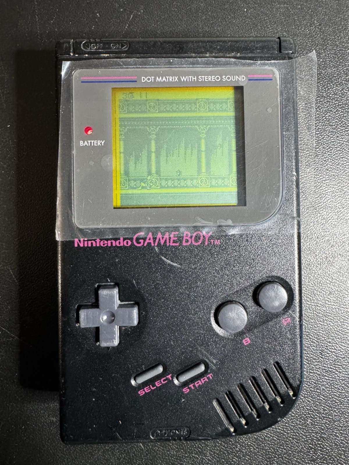 Original Nintendo Game Boy Black Play It Loud Maui Mallard Cold Shadow Tested