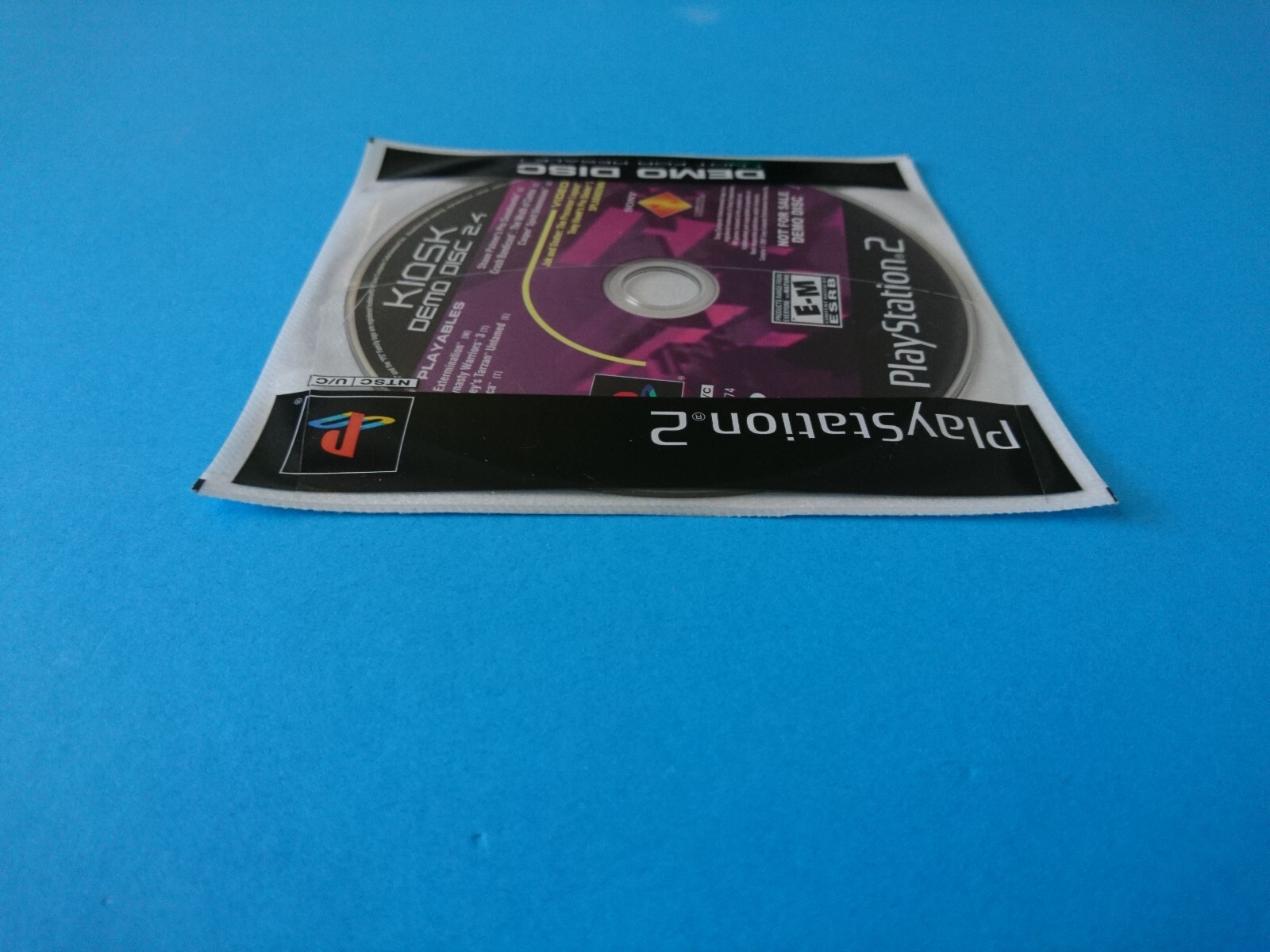 Playstation 2 KIOSK DEMO DISC 2.4 “BRAND NEW & SEALED IN ORIGINAL SLEEVE ” PS2