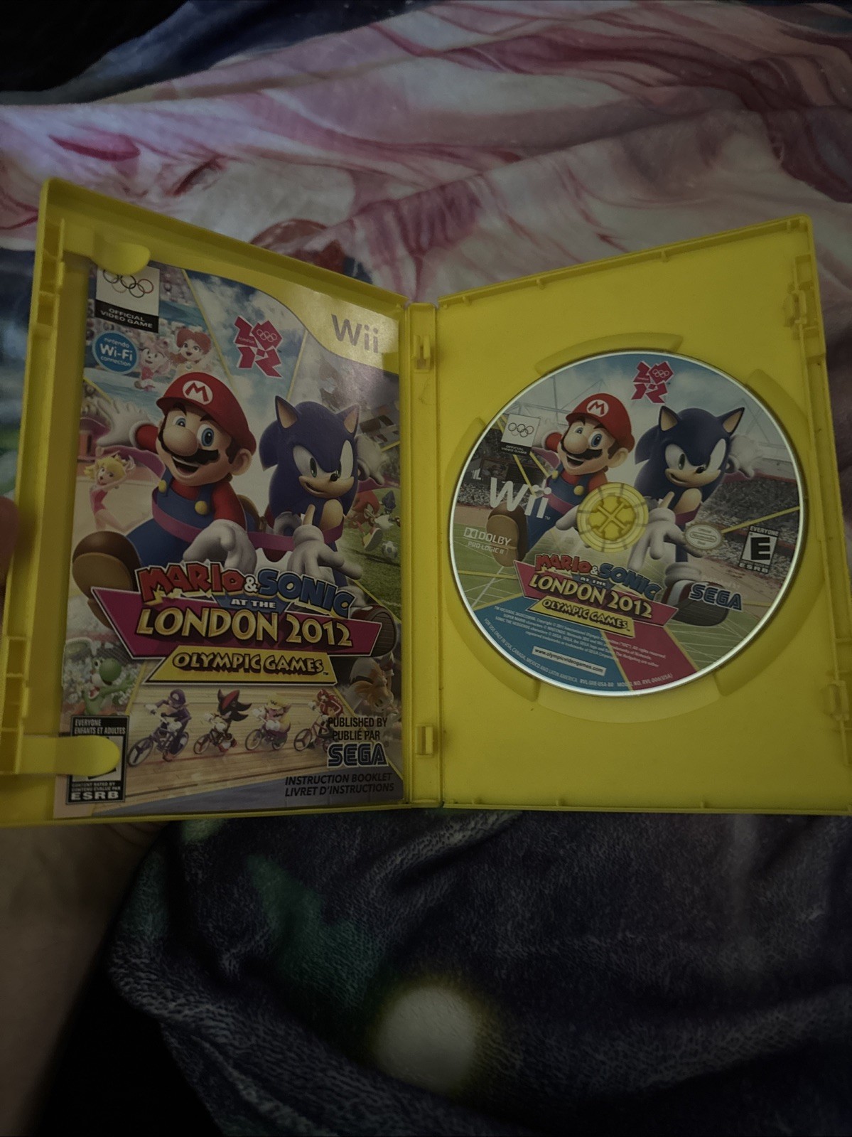 Mario and Sonic at the London 2012 Olympics Games for Nintendo Wii CIB